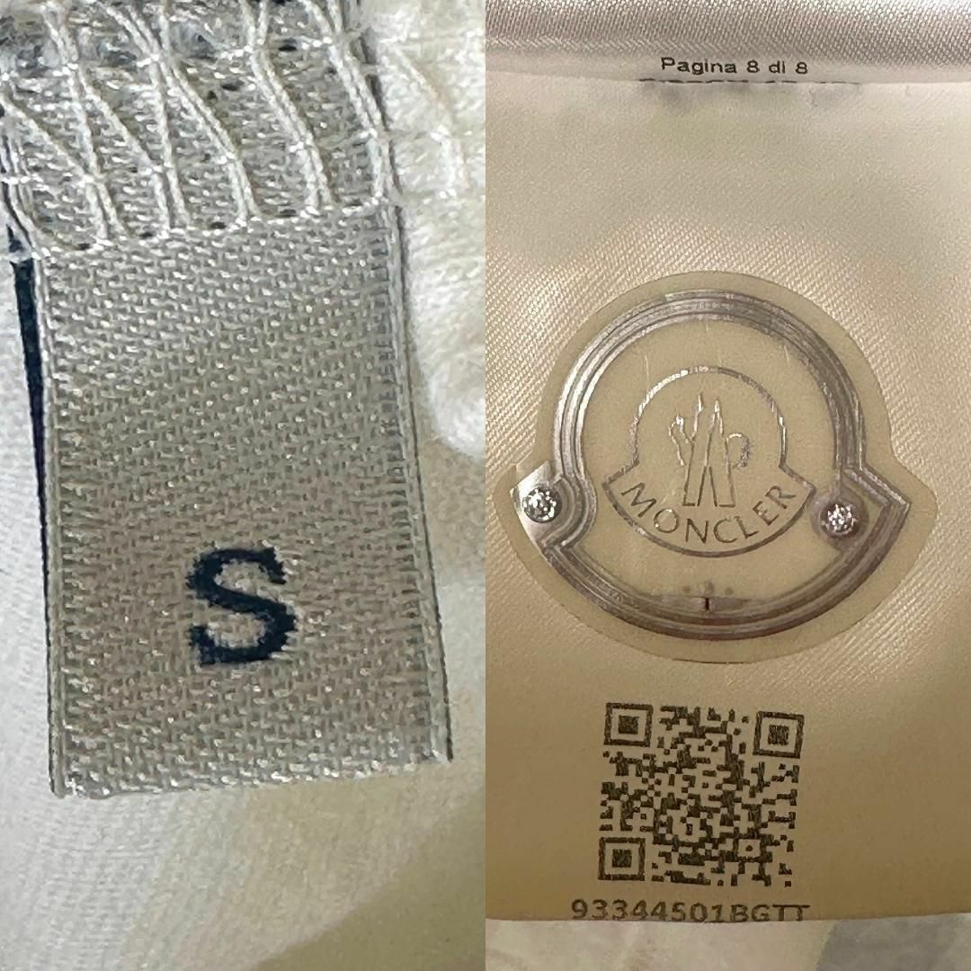 『MONCLER』モンクレール (S) プリント 半袖 tシャツ