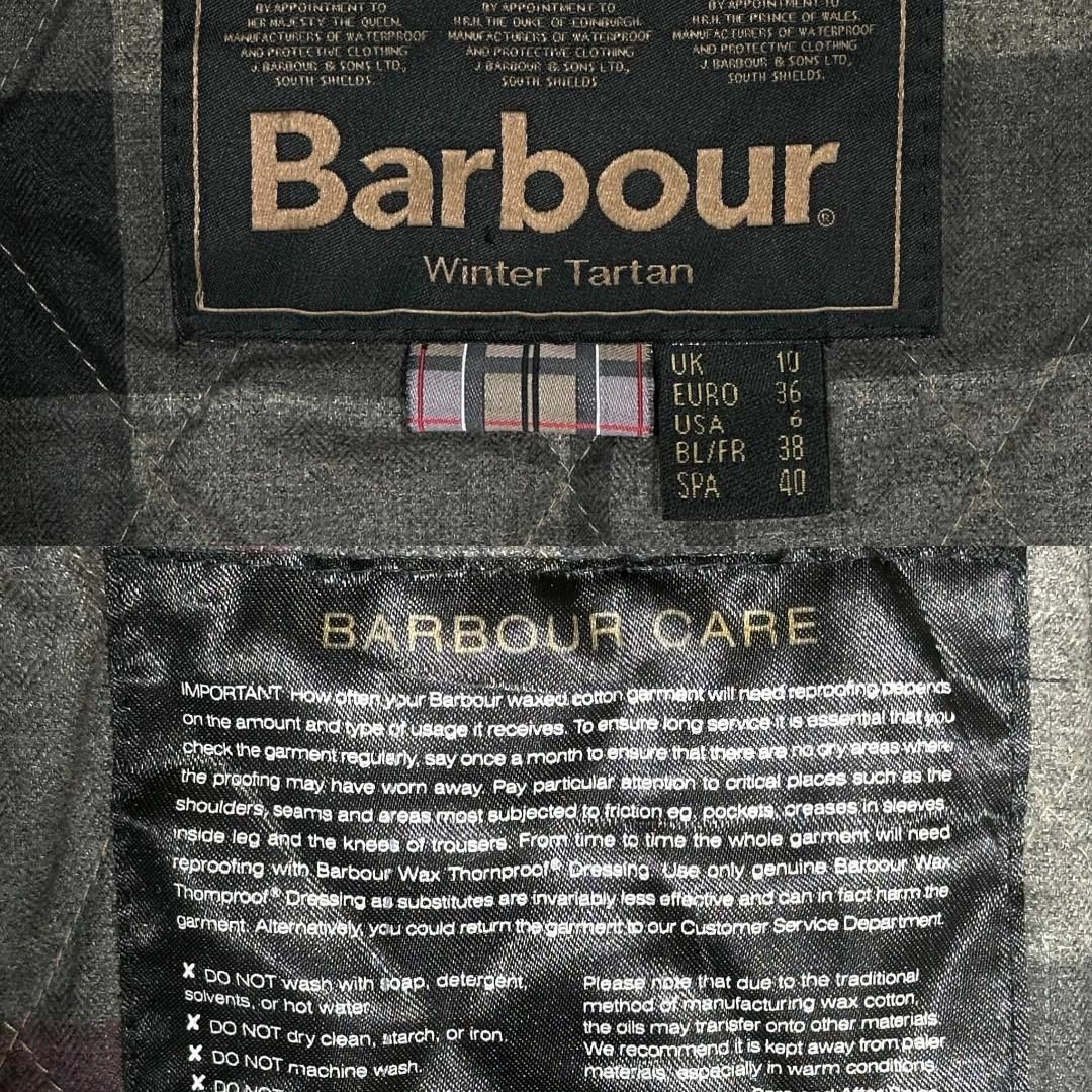 『Barbour』バブアー (36) キルテッド ジャケット