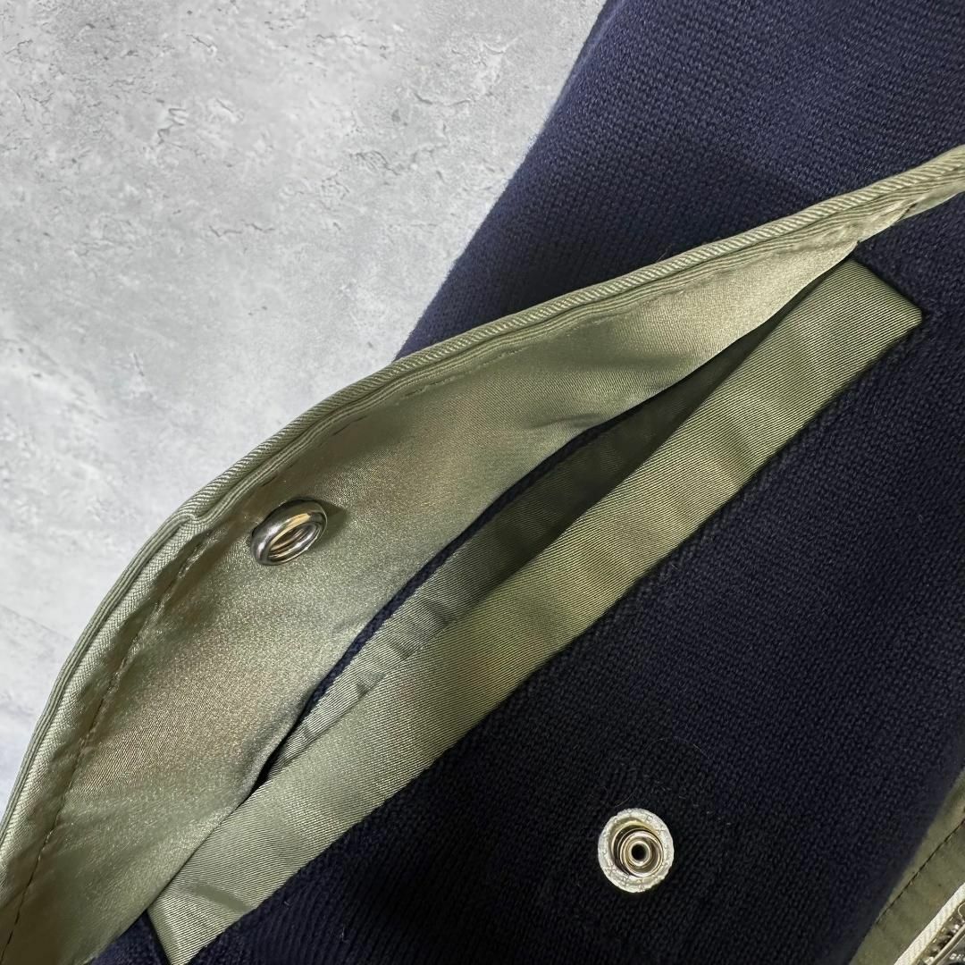 『sacai』サカイ (2) ドッキング ジップ切替 ニットセーター