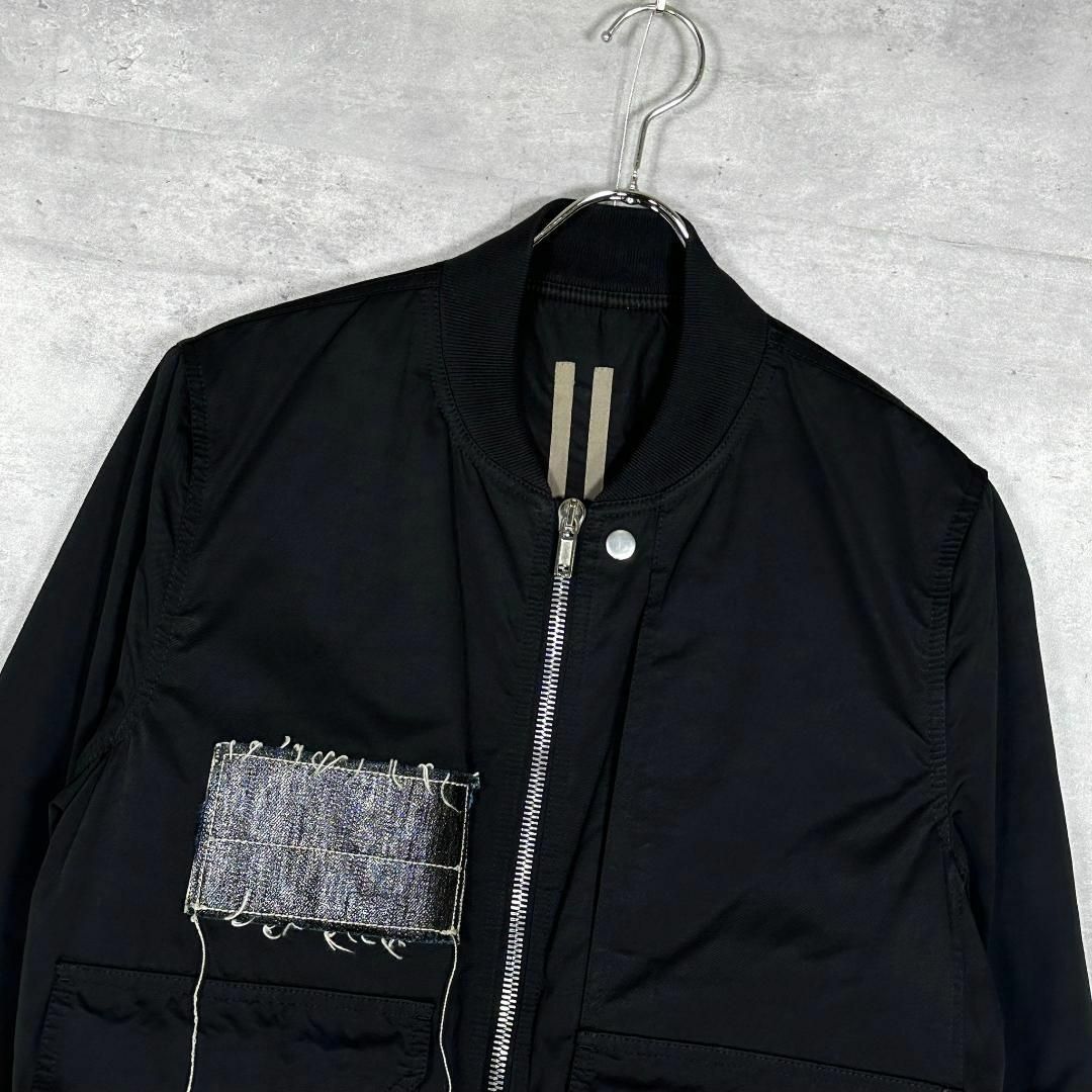 『Rick Owens』リックオウエンス (S) パッチ フライトジャケット