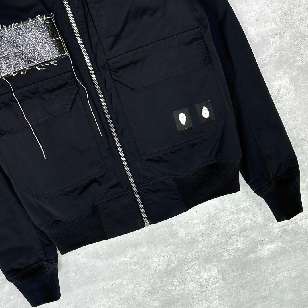 『Rick Owens』リックオウエンス (S) パッチ フライトジャケット