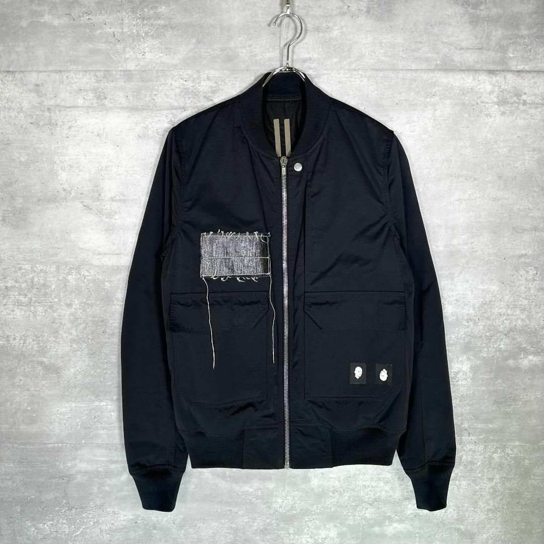 『Rick Owens』リックオウエンス (S) パッチ フライトジャケット