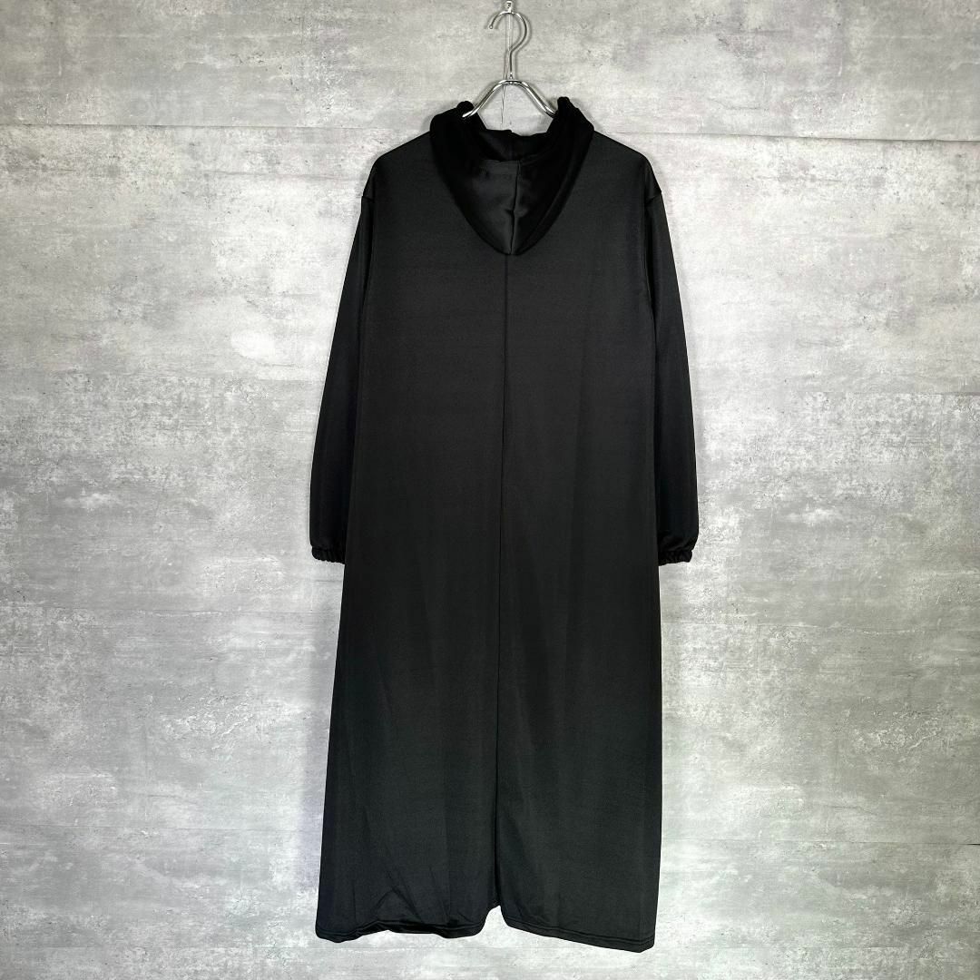 『AIYISHANGFUSHI』(M) バイカラー 配色切替 ロングワンピース