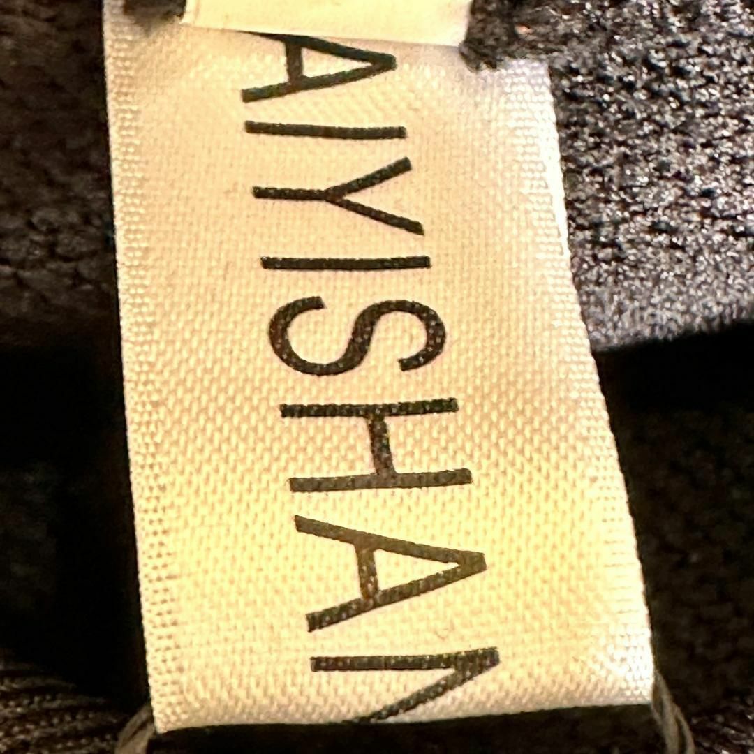 『AIYISHANGFUSHI』(M) バイカラー 配色切替 ロングワンピース