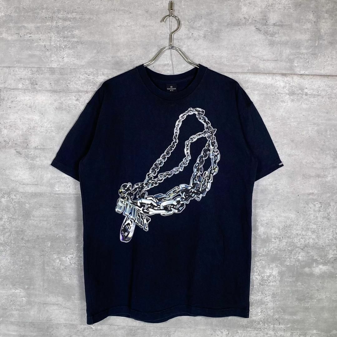 『STUSSY』ステューシー (XL) カスタメイド 半袖Tシャツ