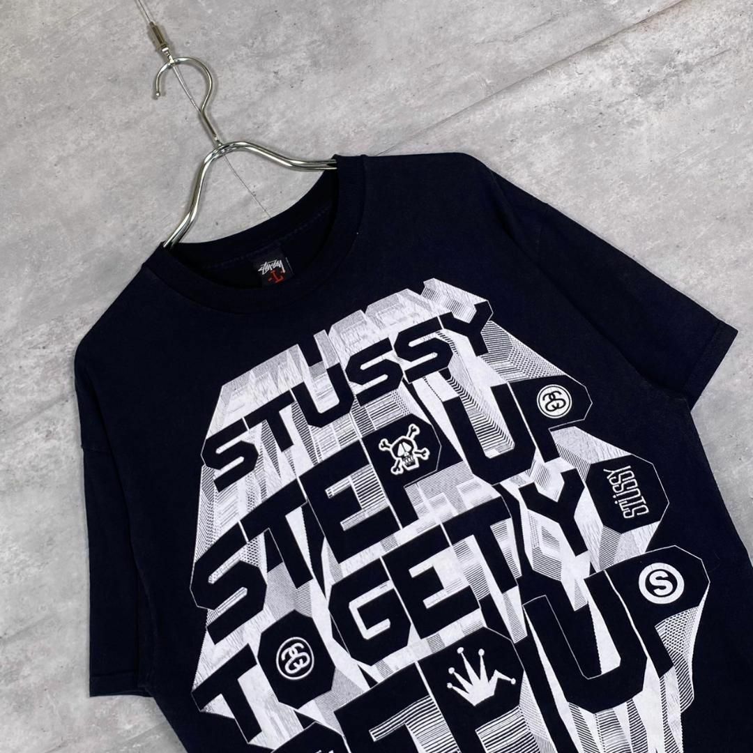『STUSSY』ステューシー (L) Y2K ステップアップ 半袖Tシャツ