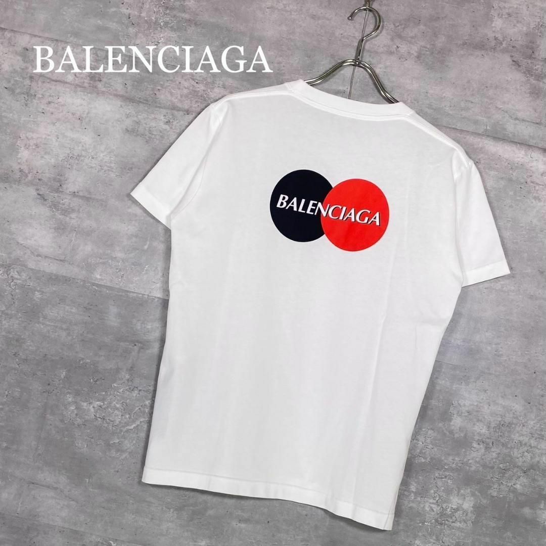 『バレンシアガ』(M) ユニフォーム バックプリント 半袖Tシャツ