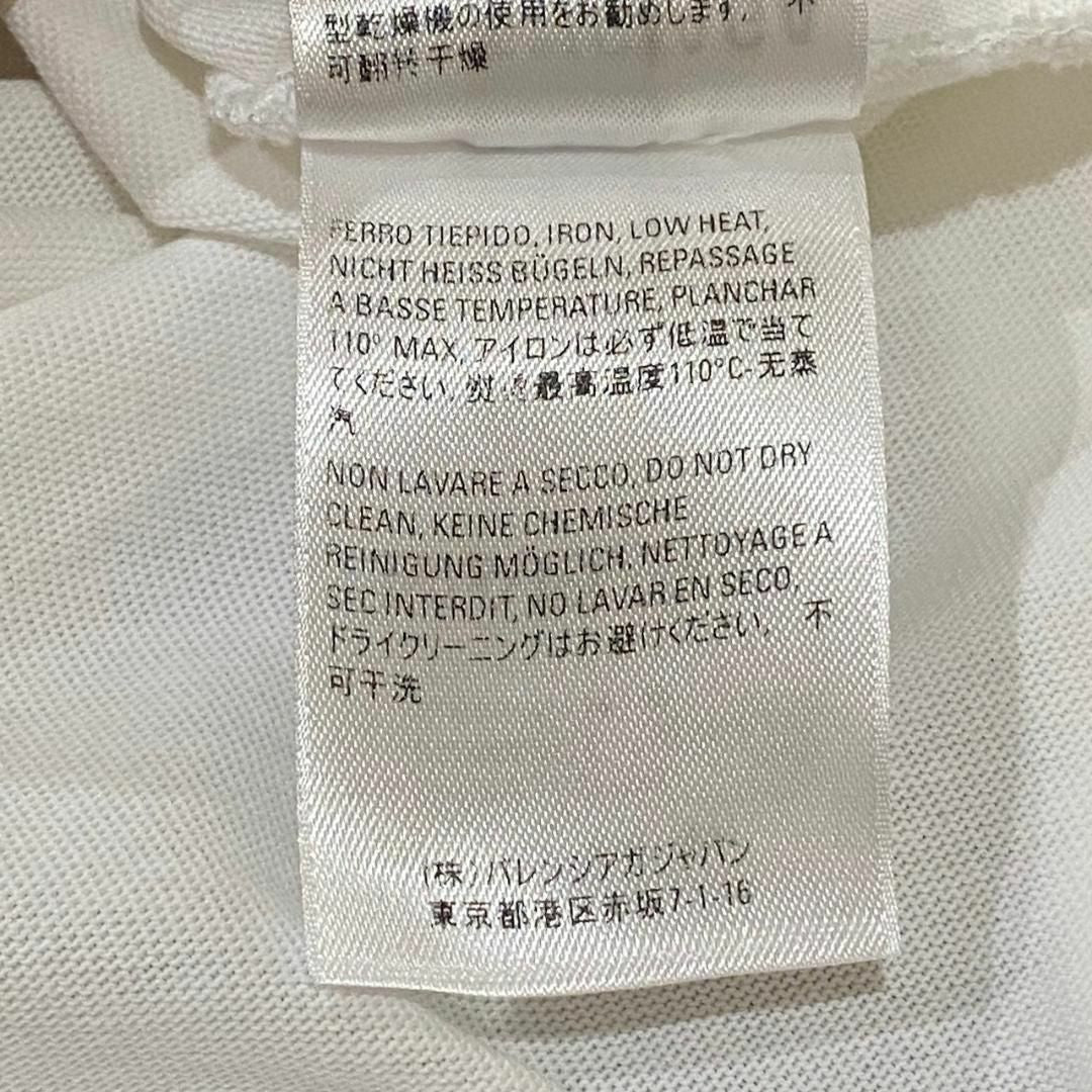 『バレンシアガ』(M) ユニフォーム バックプリント 半袖Tシャツ