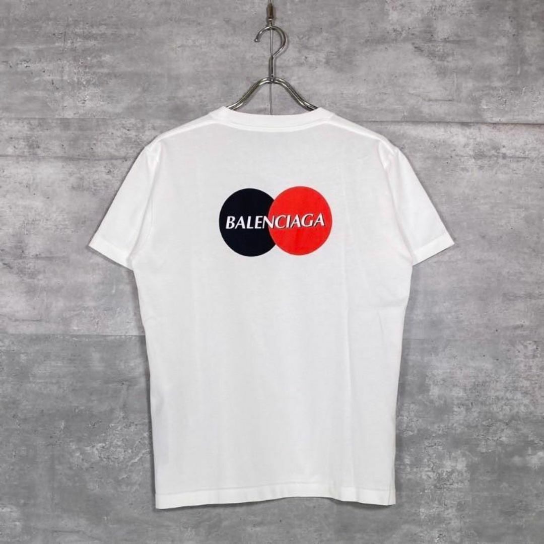 『バレンシアガ』(M) ユニフォーム バックプリント 半袖Tシャツ