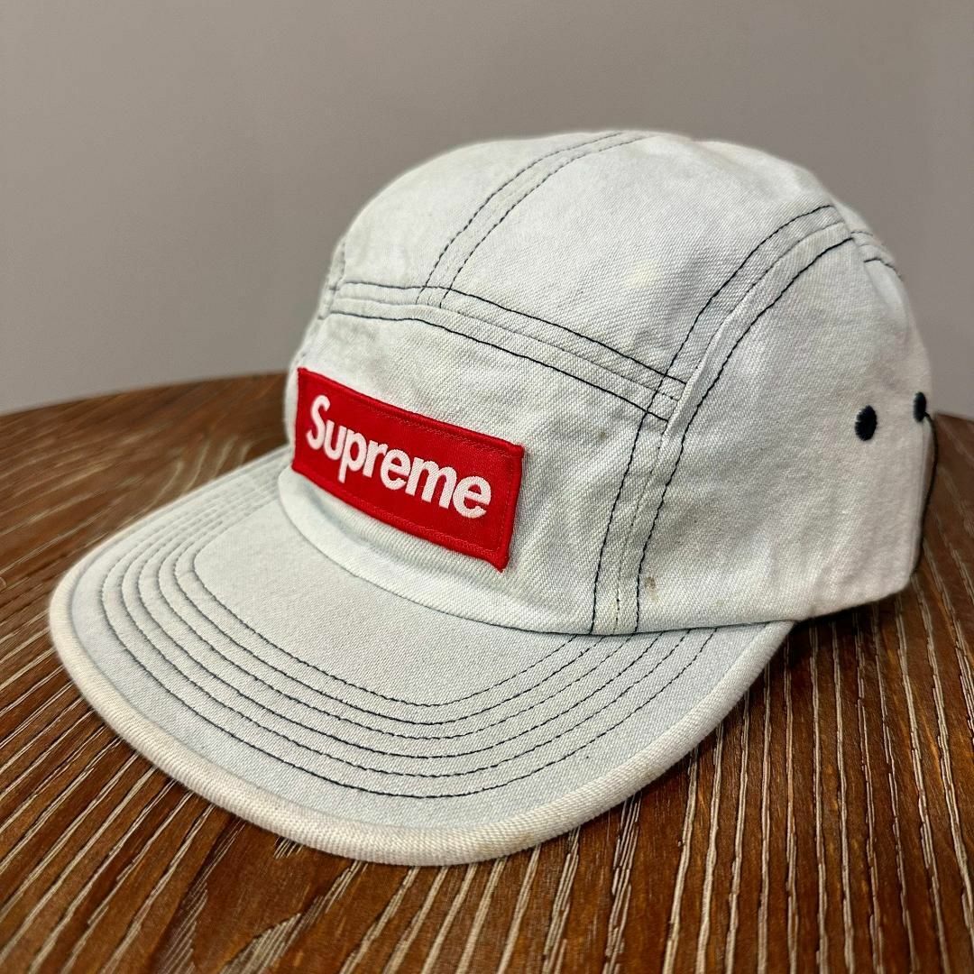 『Supreme』シュプリーム (F) ウォッシュ デニム キャンプ キャップ