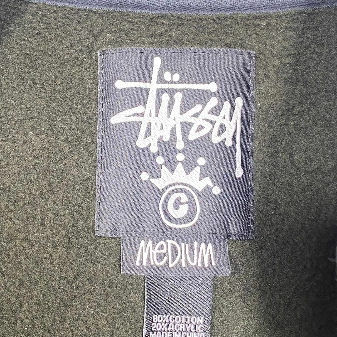 『STUSSY』ステューシー (M) フロントロゴ スウェット スタジャン
