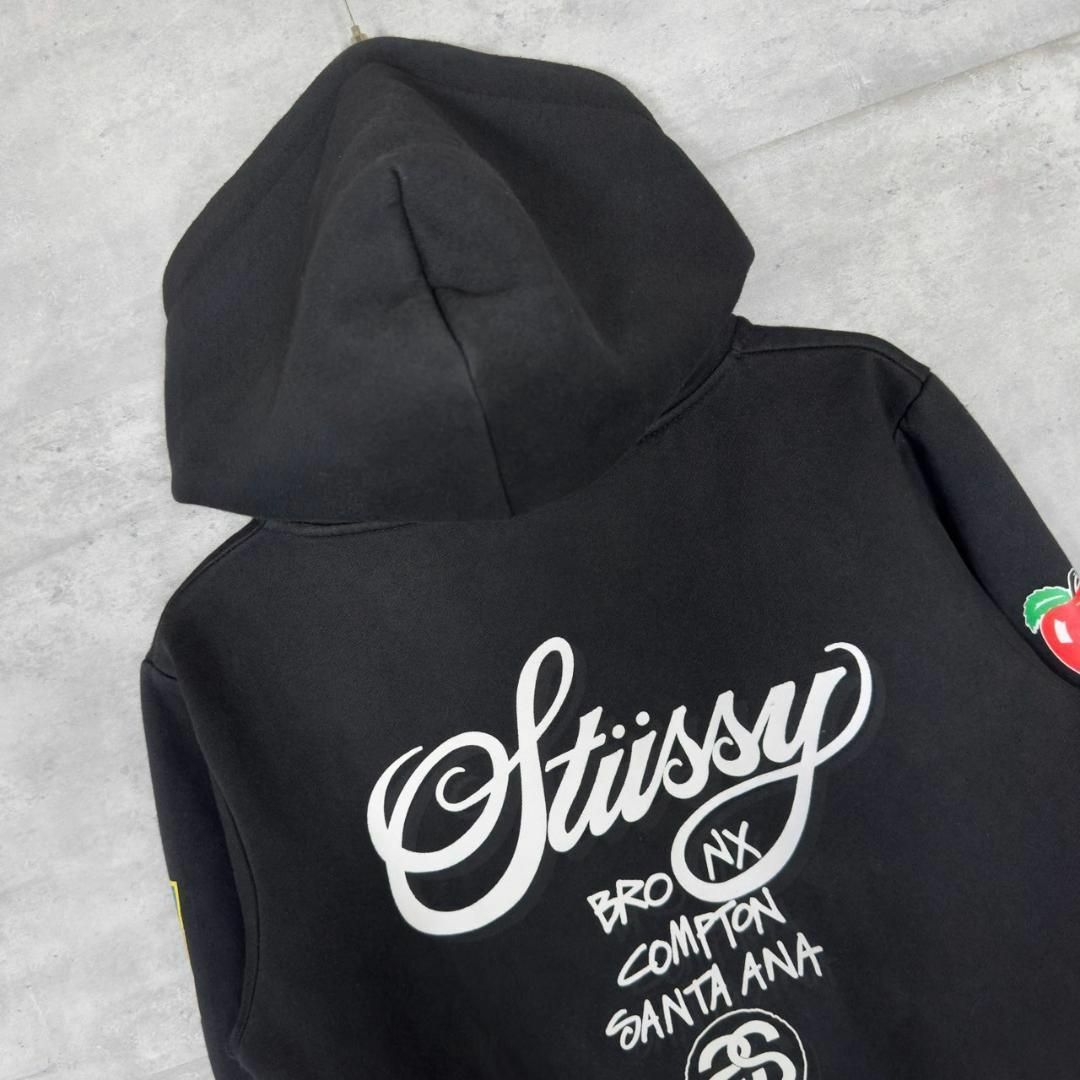 『STUSSY』ステューシー (M) ワールドツアー プリントパーカー