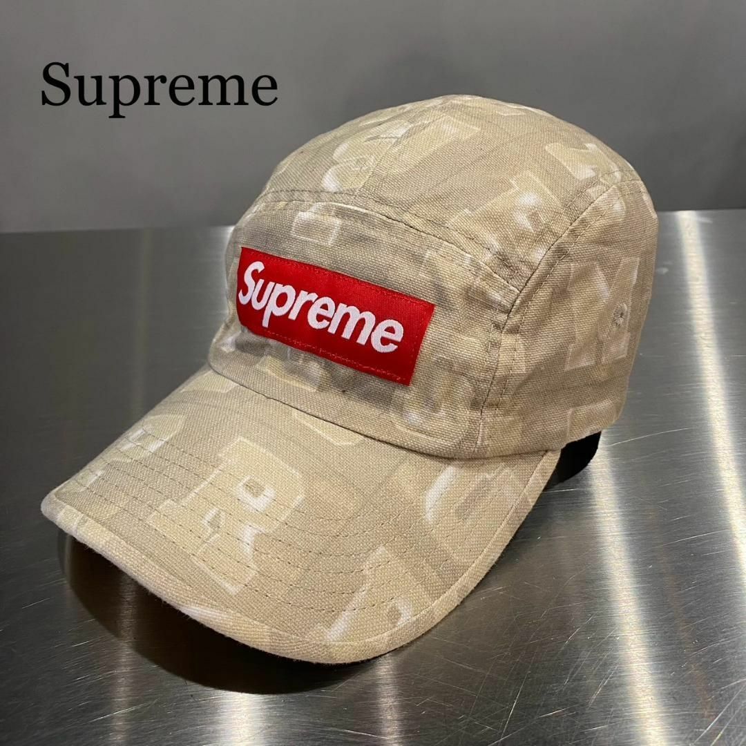 『Supreme』シュプリーム (FREE) ボックスロゴ 迷彩 キャップ