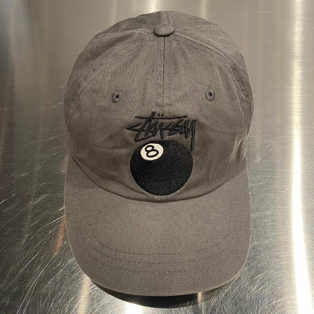 『Stussy』ステューシー (FREE) 8ボール ロゴ刺繍 キャップ
