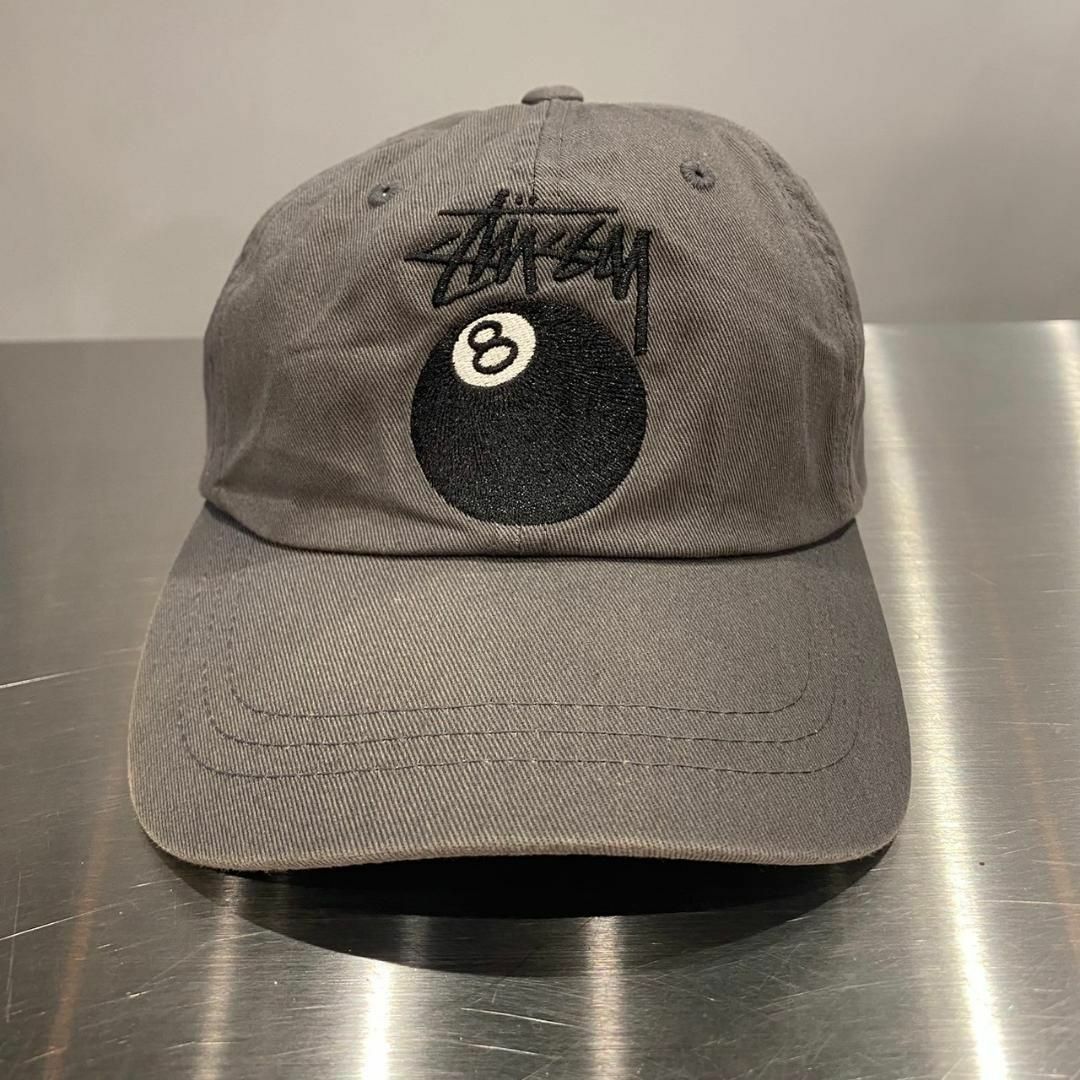 『Stussy』ステューシー (FREE) 8ボール ロゴ刺繍 キャップ