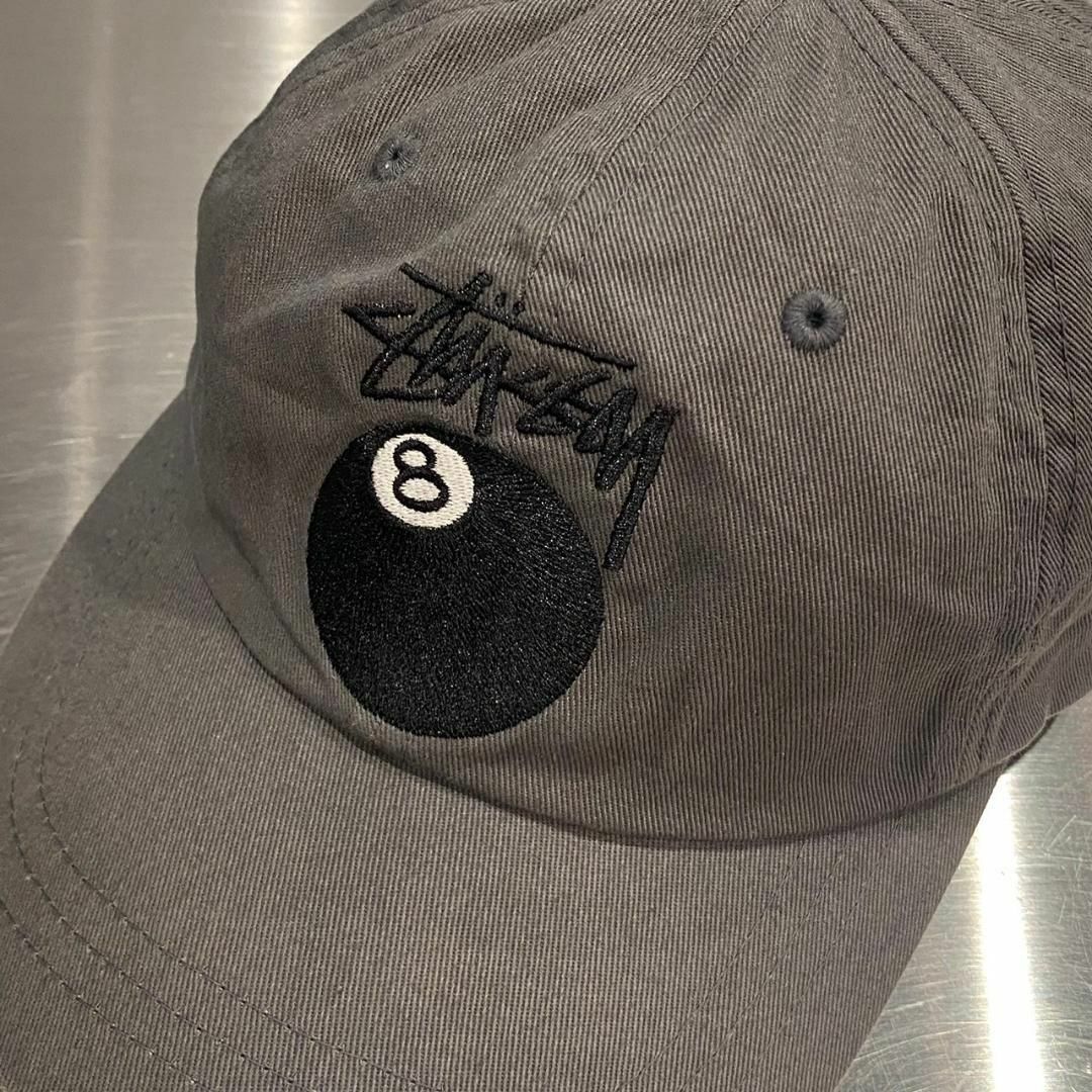 『Stussy』ステューシー (FREE) 8ボール ロゴ刺繍 キャップ