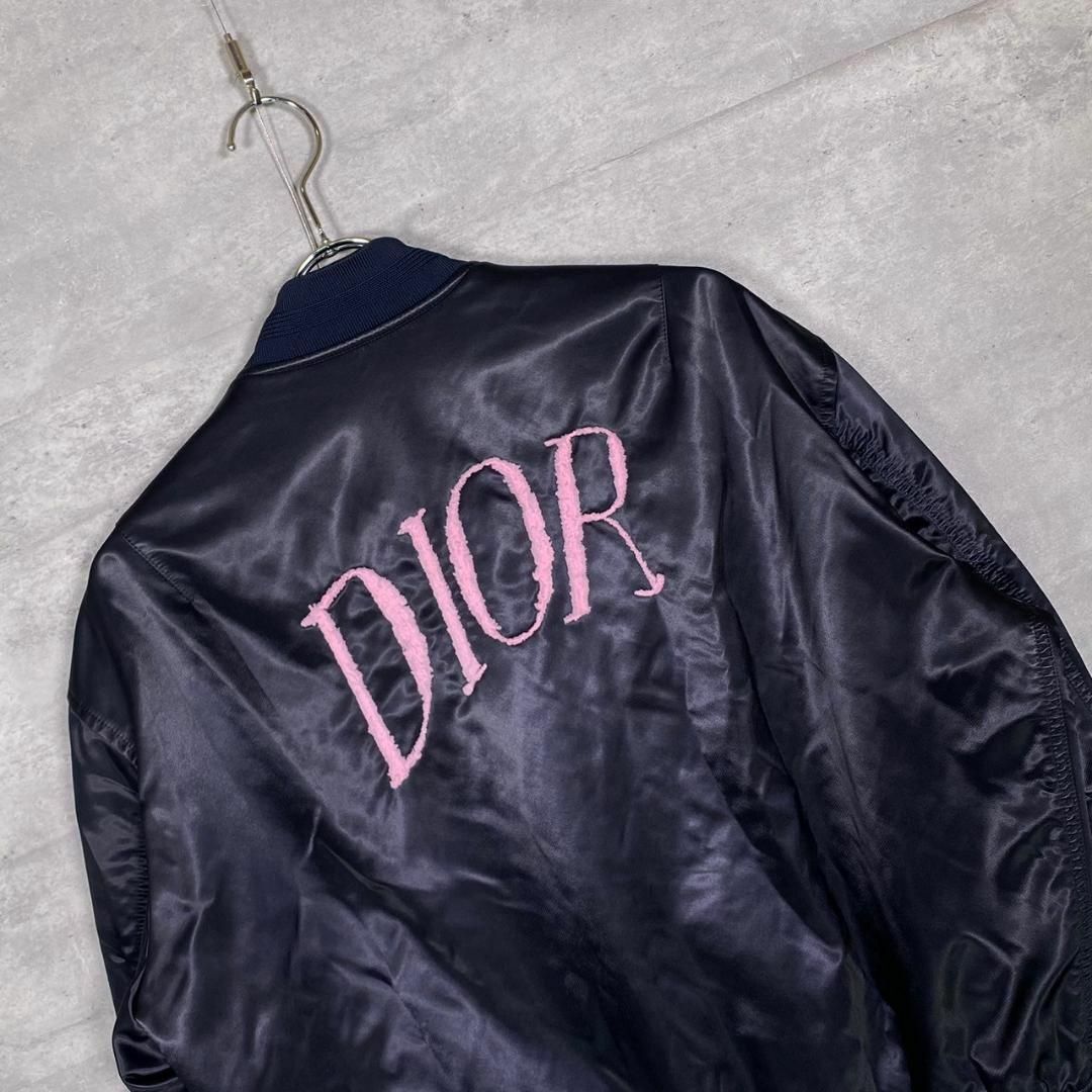 『Dior』ディオール (48) ロゴ刺繍 ボンバージャケット
