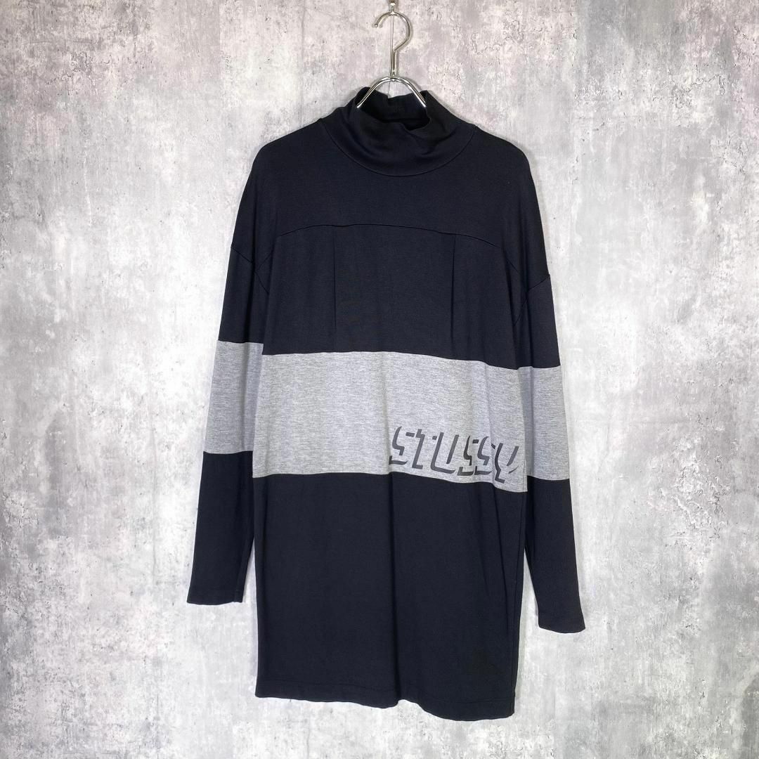 『STUSSY』ステューシー (S) ハイネックカットソー ワンピース