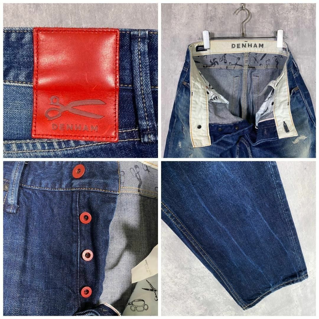 『DENHAM』デンハム (33) ペイントダメージデニムパンツ