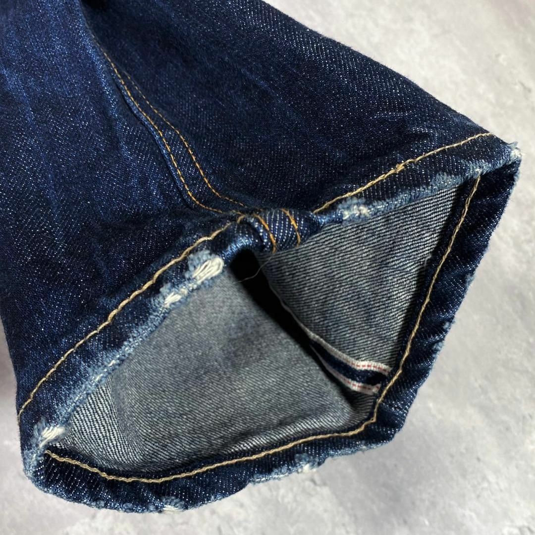 『DENHAM』デンハム (33) ペイントダメージデニムパンツ