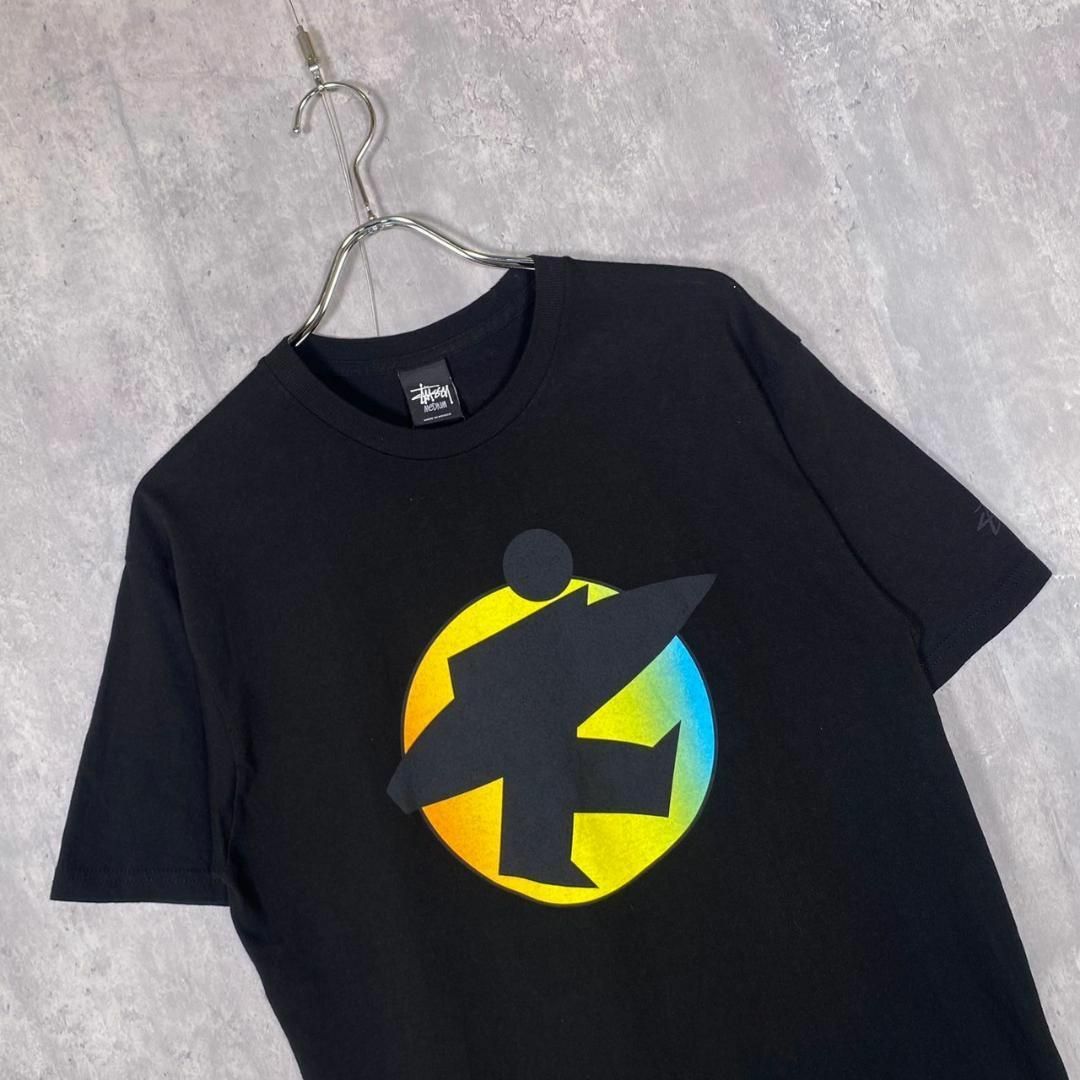 『STUSSY』ステューシー (M) サーフマン 半袖Tシャツ