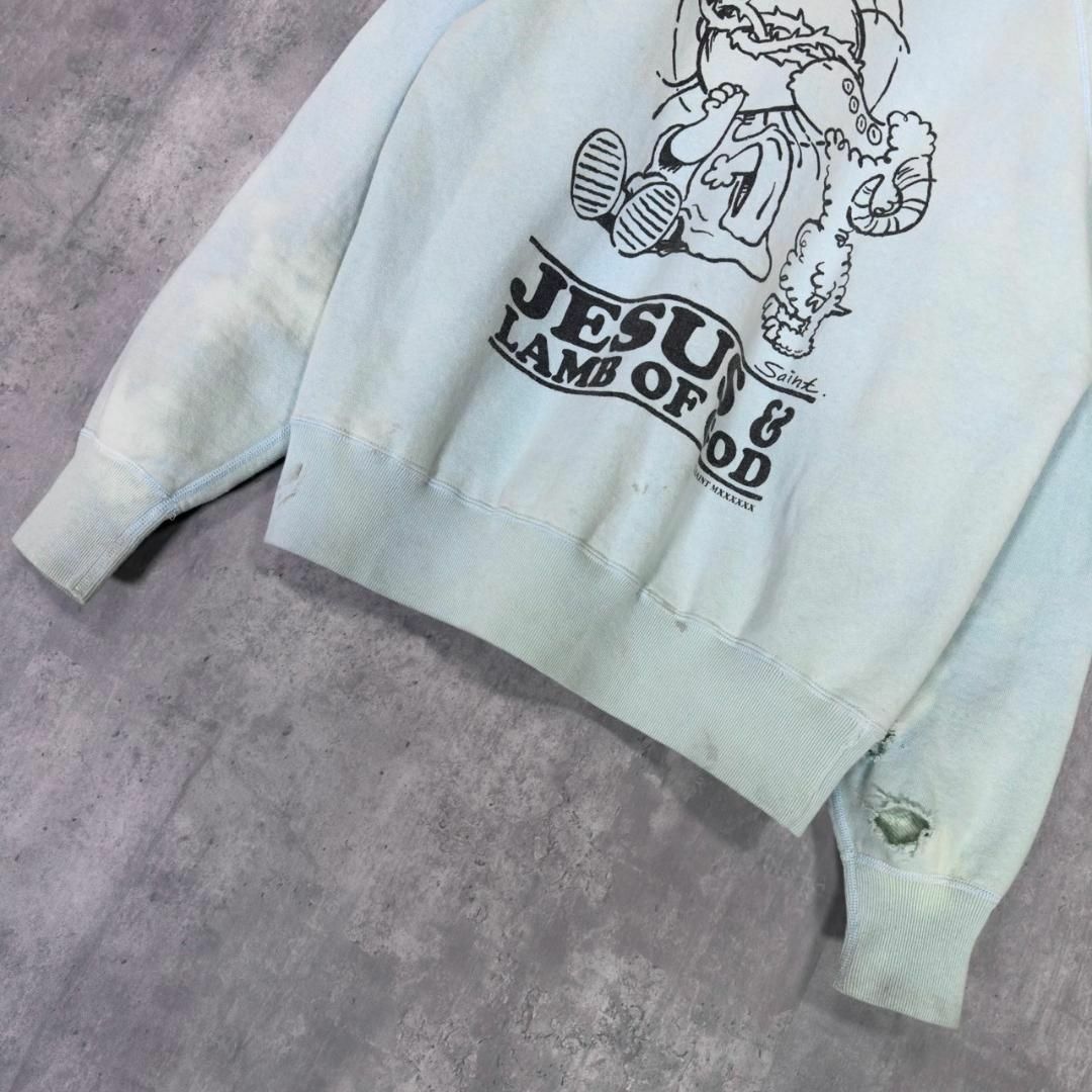 『セントマイケル』 (M) 23aw JESUSプリントクルーネックスウェット
