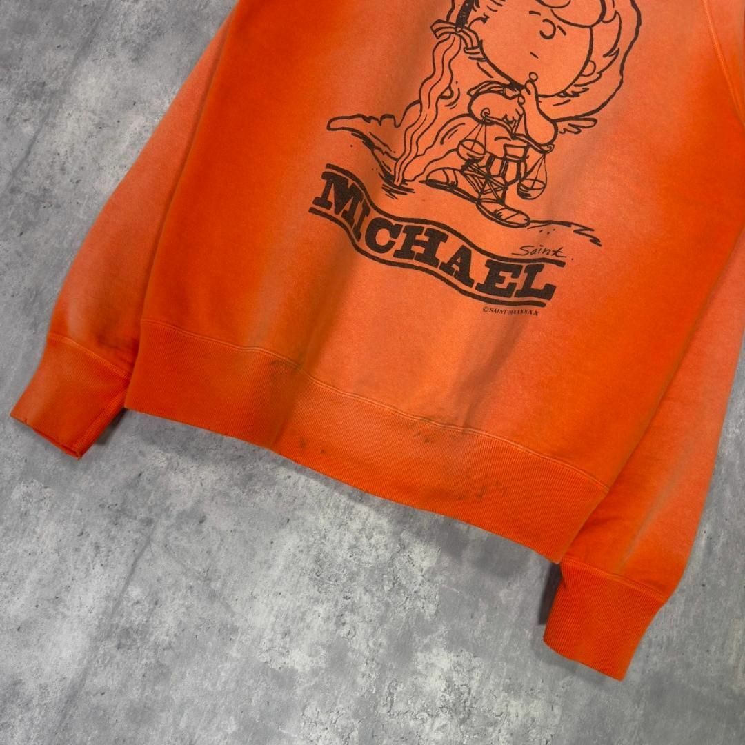 『セントマイケル』 (L) 23aw プリントクルーネックスウェット