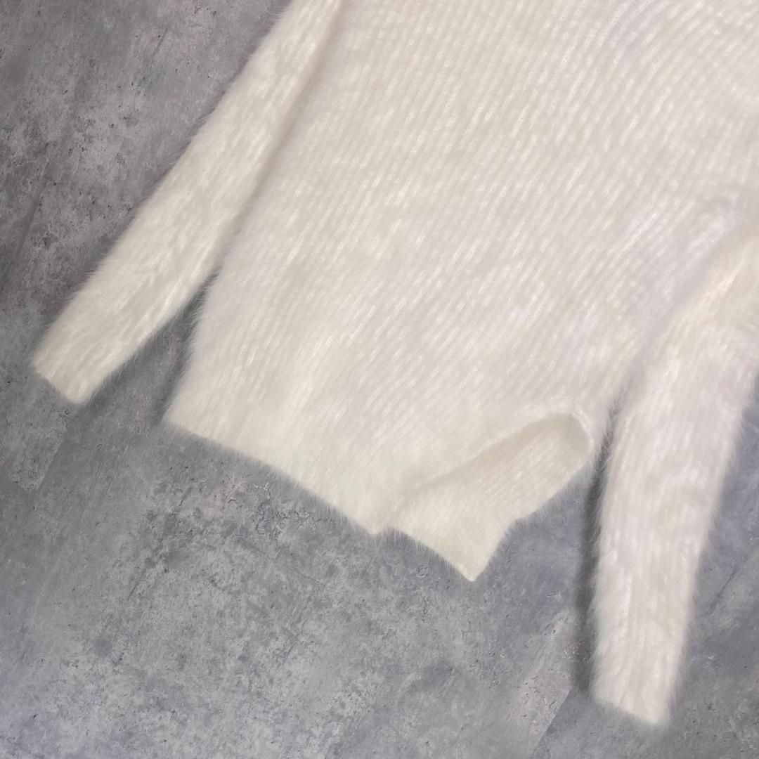 『BALENCIAGA』バレンシアガ (34) アンゴラ ナイロン長袖ニット