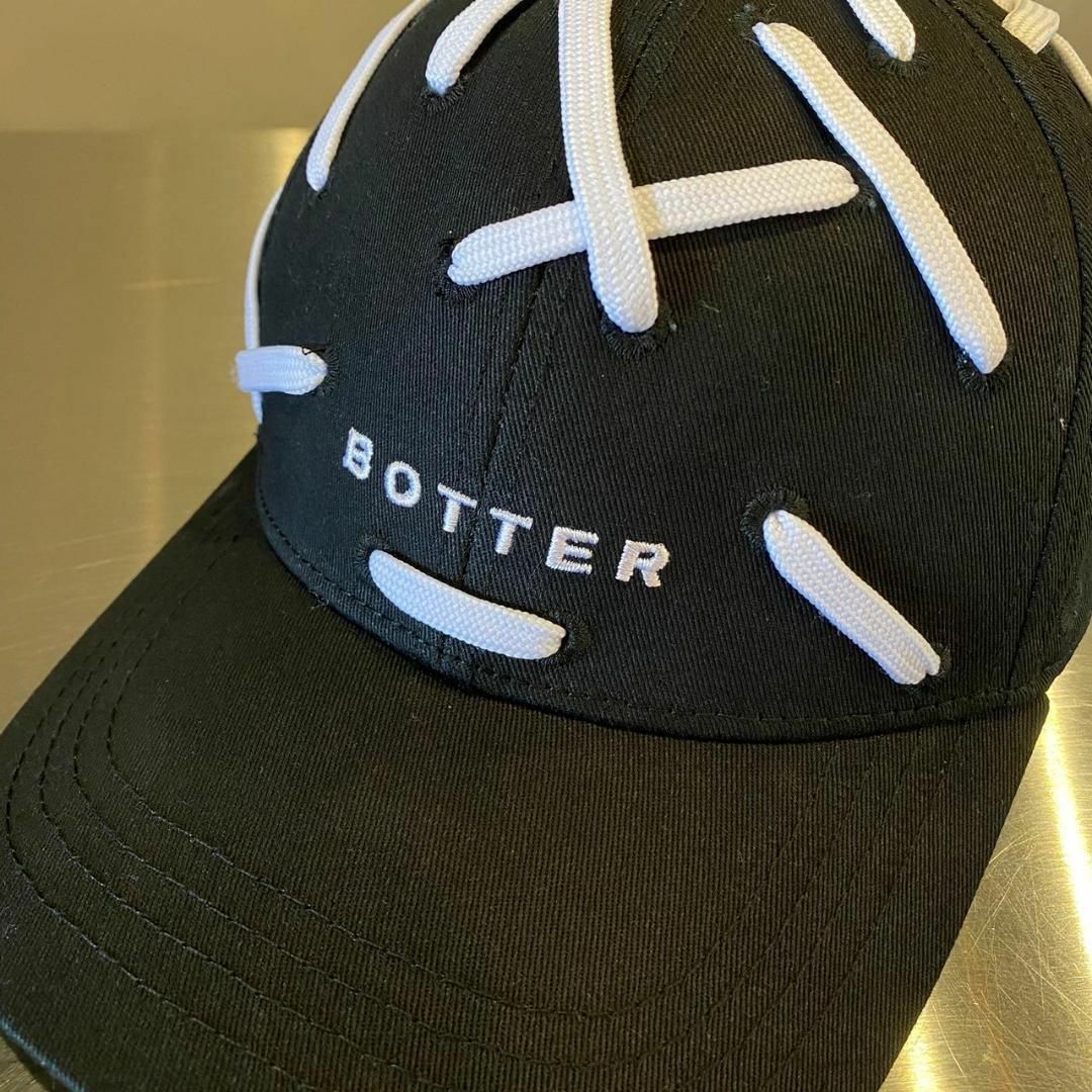 『BOTTER』ボッター ブラック シューレース キャップ