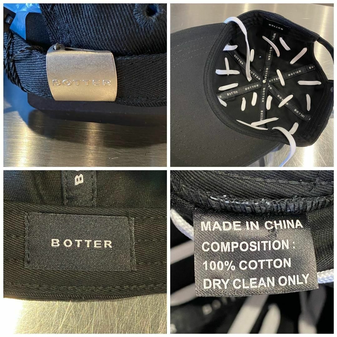 『BOTTER』ボッター ブラック シューレース キャップ