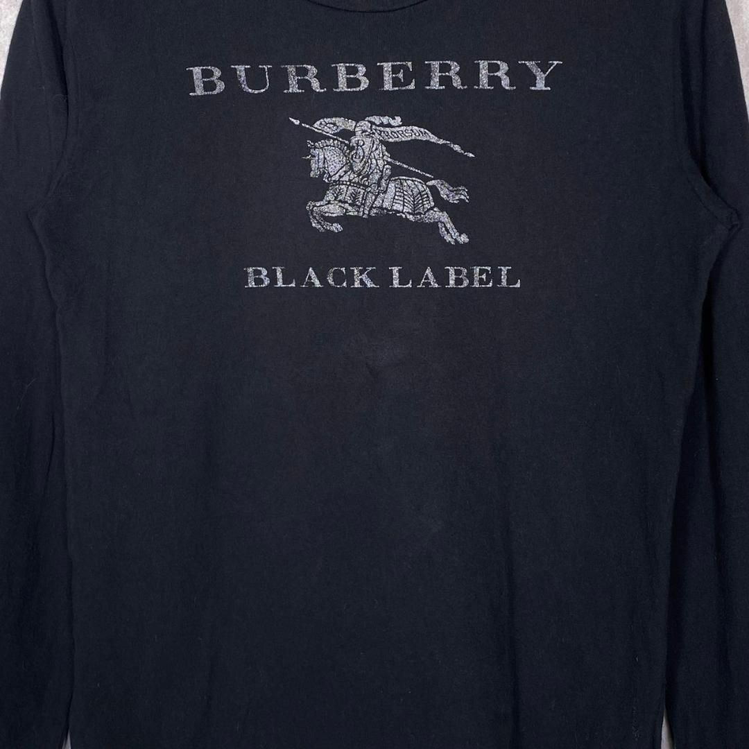 『BURBERRY』バーバリー (2) フロントプリントロングスリーブTシャツ