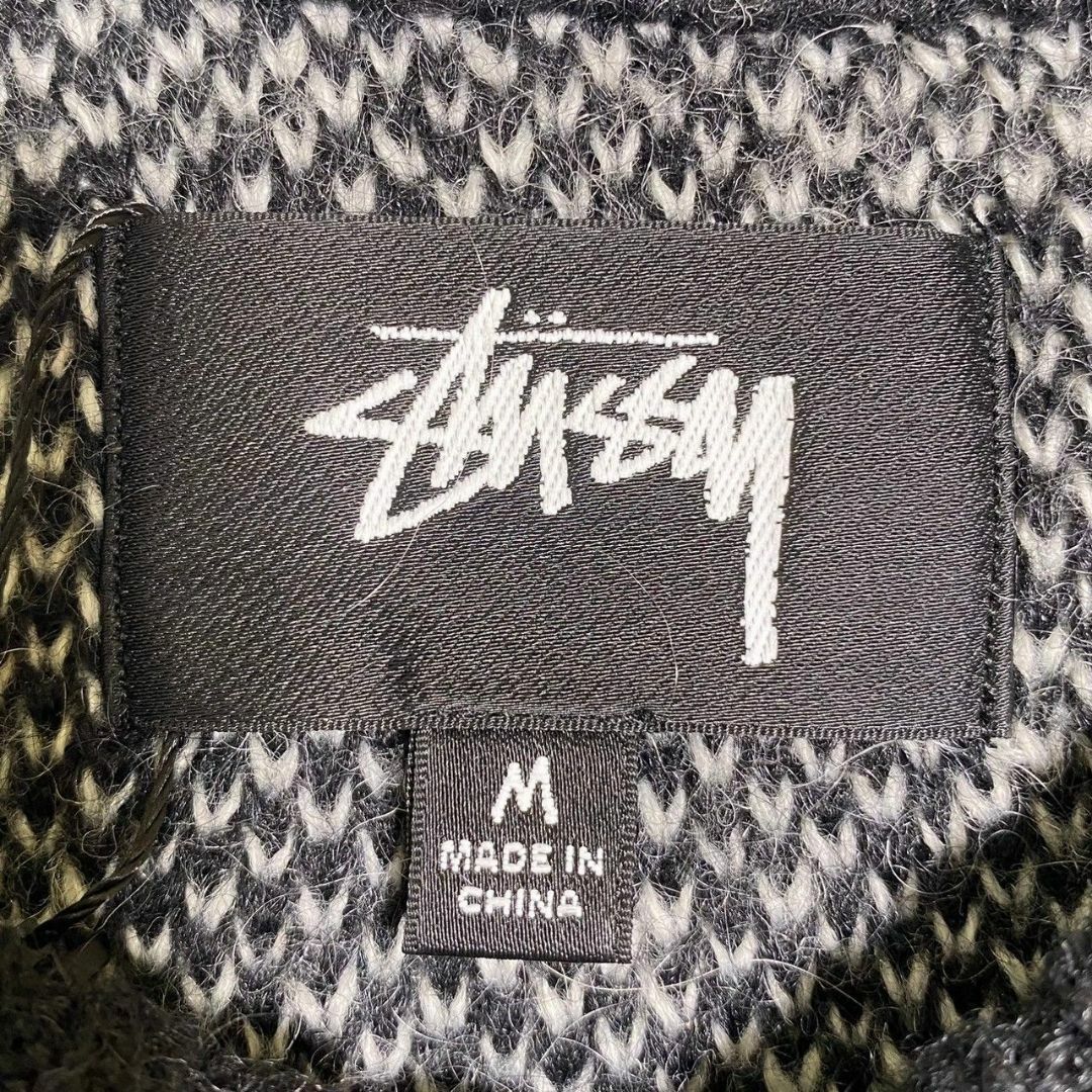 『STUSSY』ステューシー (M) フロントダイス長袖ニット