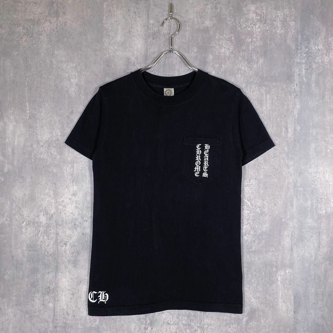 『CHROME HEARTS』クロムハーツ (S) スリー クロス 半袖Tシャツ