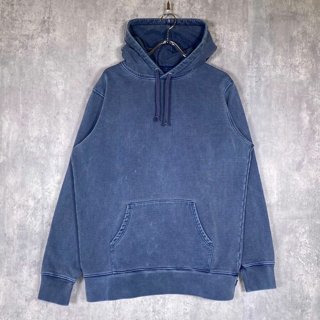『SUPREME』シュプリーム (L) フード刺繍ロゴ プルオーバーフーディー