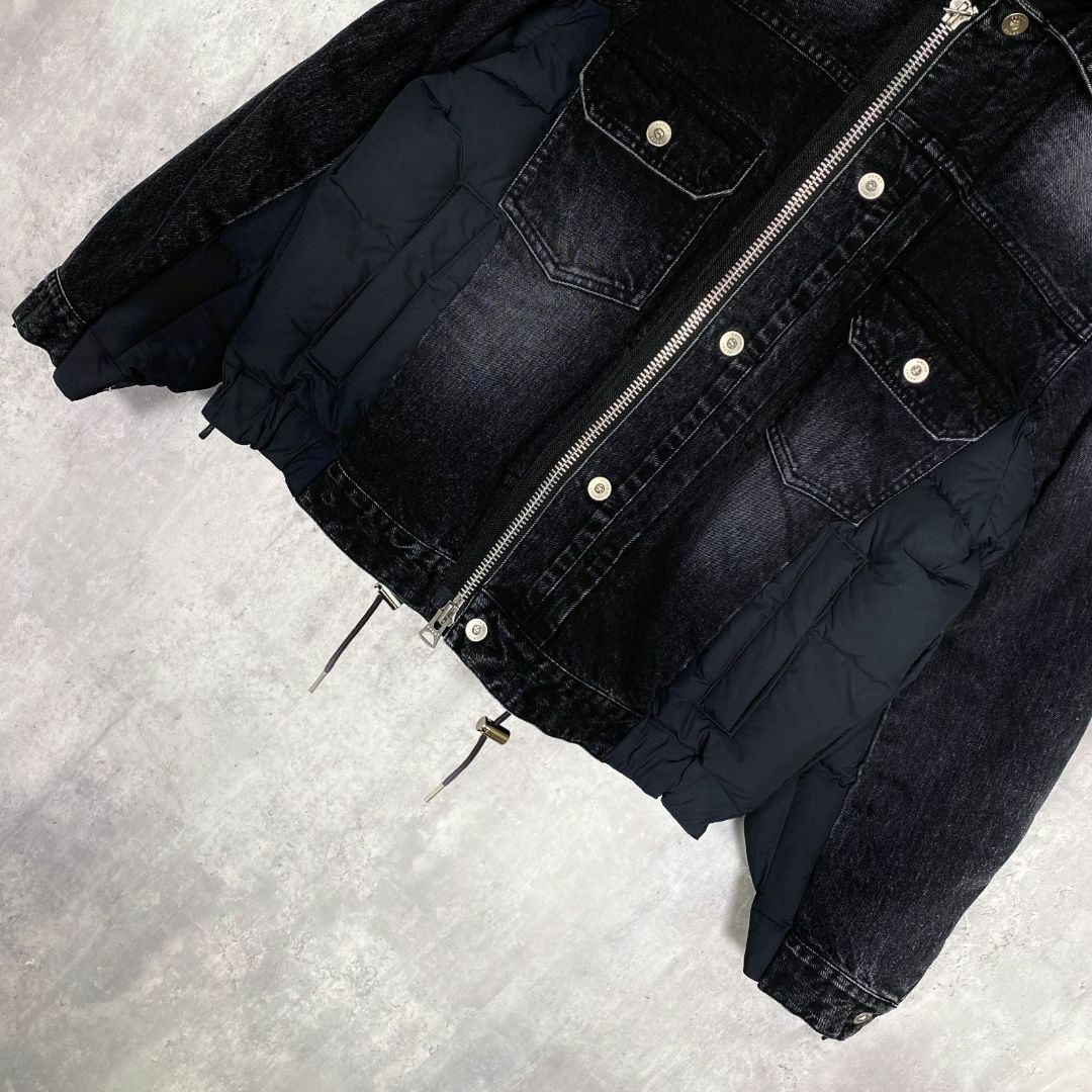 『sacai』サカイ (1) デニム ドッキング 中綿ジャケット