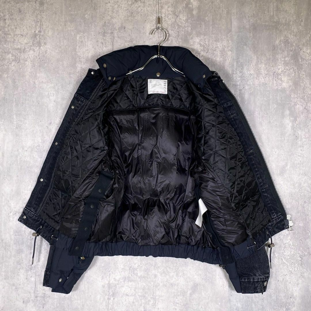『sacai』サカイ (1) デニム ドッキング 中綿ジャケット