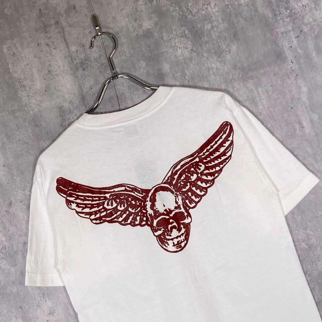 『CHROME HEARTS』クロムハーツ (M) スカルウィング 半袖Tシャツ