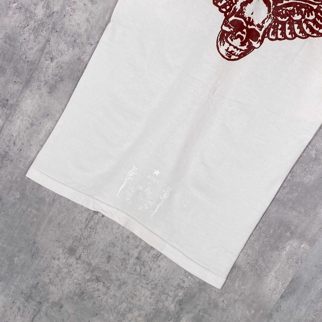 『CHROME HEARTS』クロムハーツ (M) スカルウィング 半袖Tシャツ