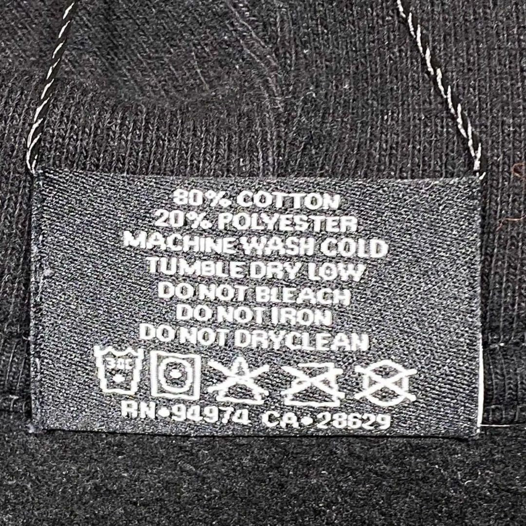 『STUSSY』ステューシー (M) バックロゴ プリント ジップフーディー