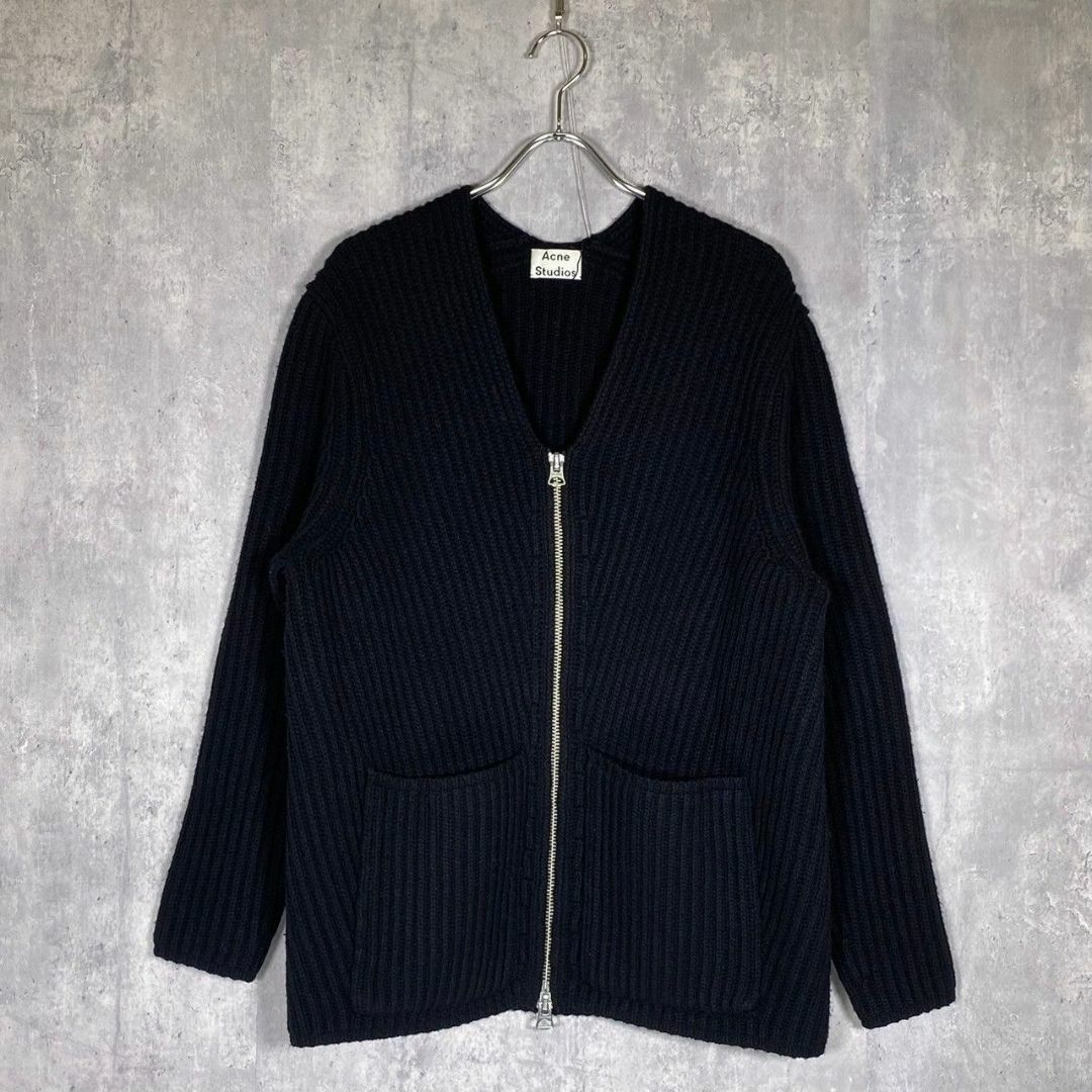 『アクネストゥディオス』(XS) ジップニットカーディガン