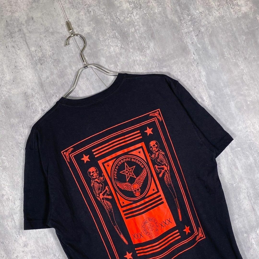 『CHROME HEARTS』クロムハーツ (L) フォティプリント半袖Tシャツ