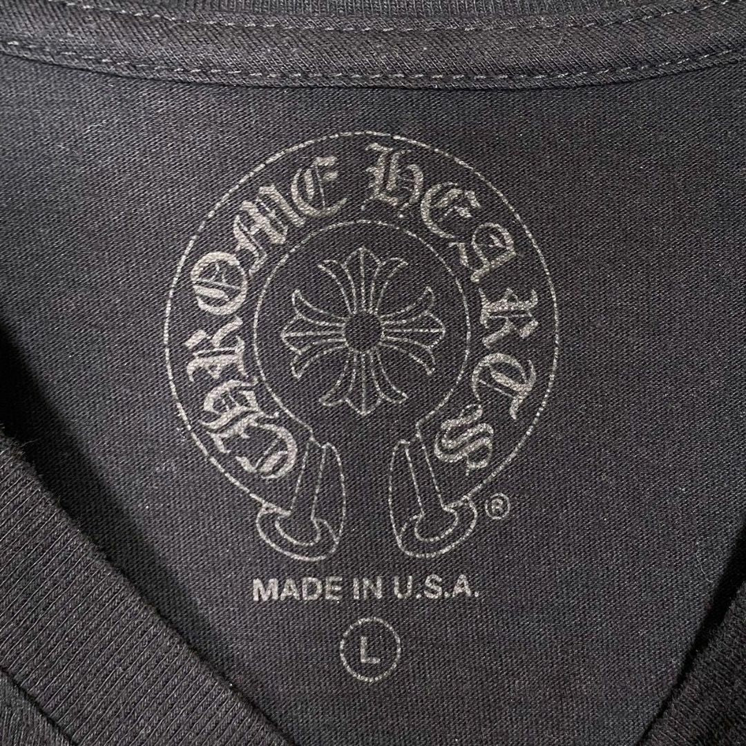 『CHROME HEARTS』クロムハーツ (L) フォティプリント半袖Tシャツ