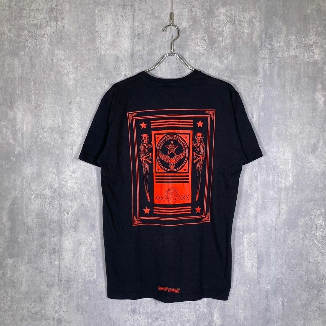 『CHROME HEARTS』クロムハーツ (L) フォティプリント半袖Tシャツ