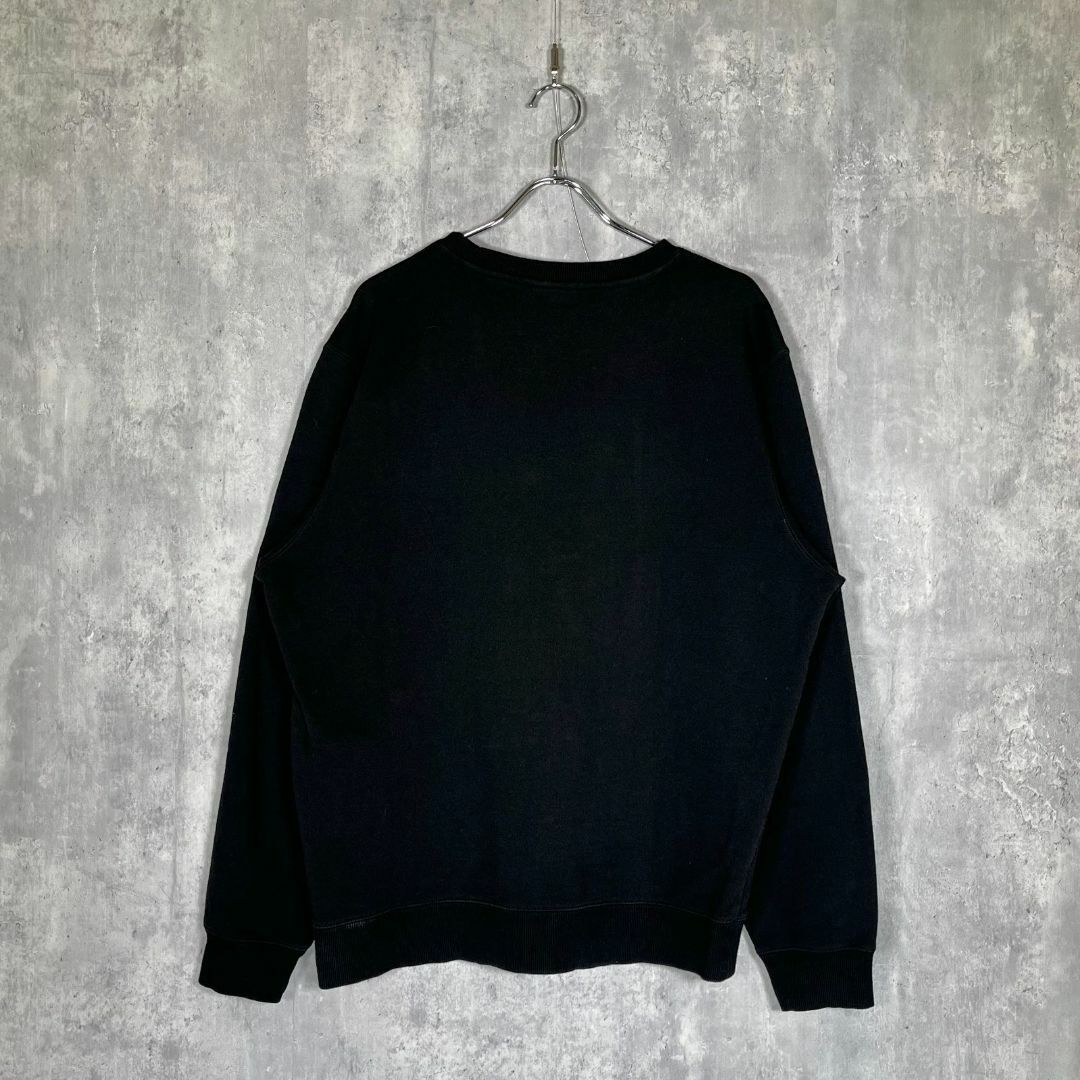 『STUSSY』ステューシー (L) フロントロゴプリント スウェットシャツ