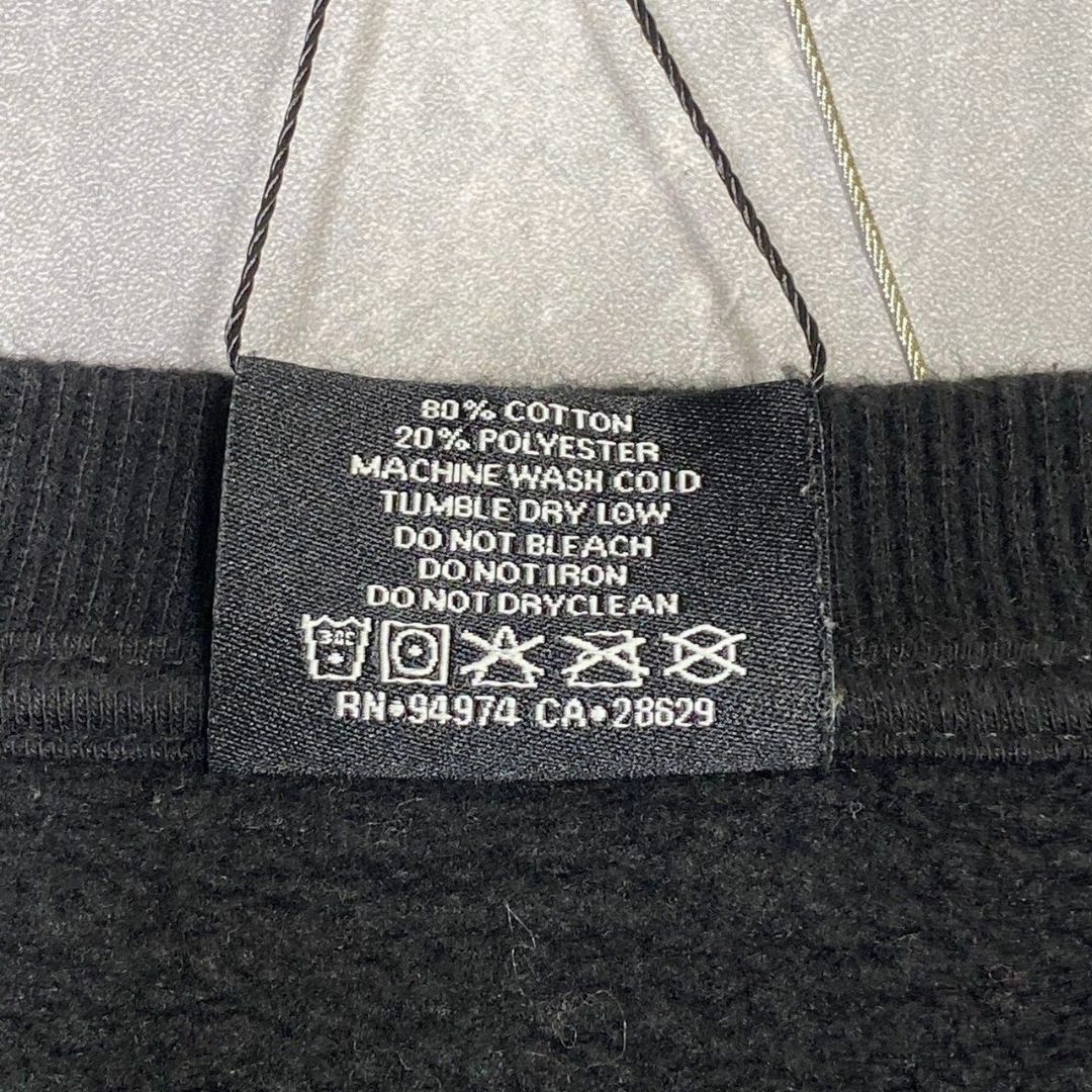 『STUSSY』ステューシー (L) フロントロゴプリント スウェットシャツ