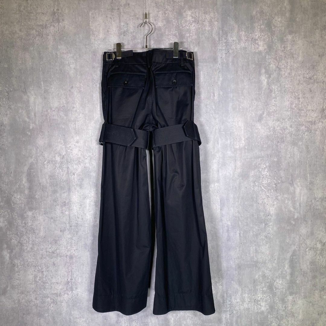 『sacai』サカイ (1) ベルト フレアパンツ