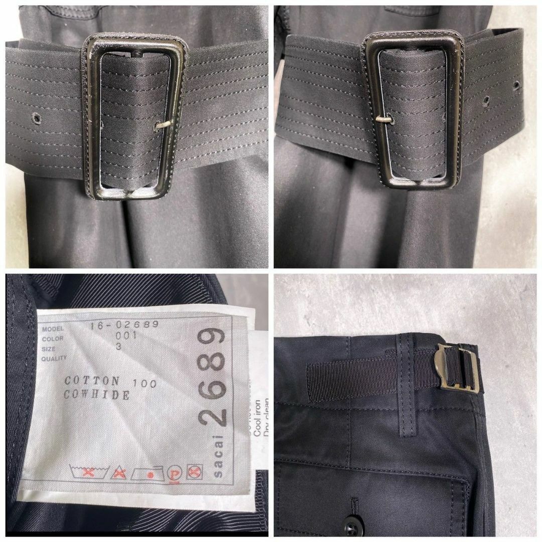 『sacai』サカイ (1) ベルト フレアパンツ