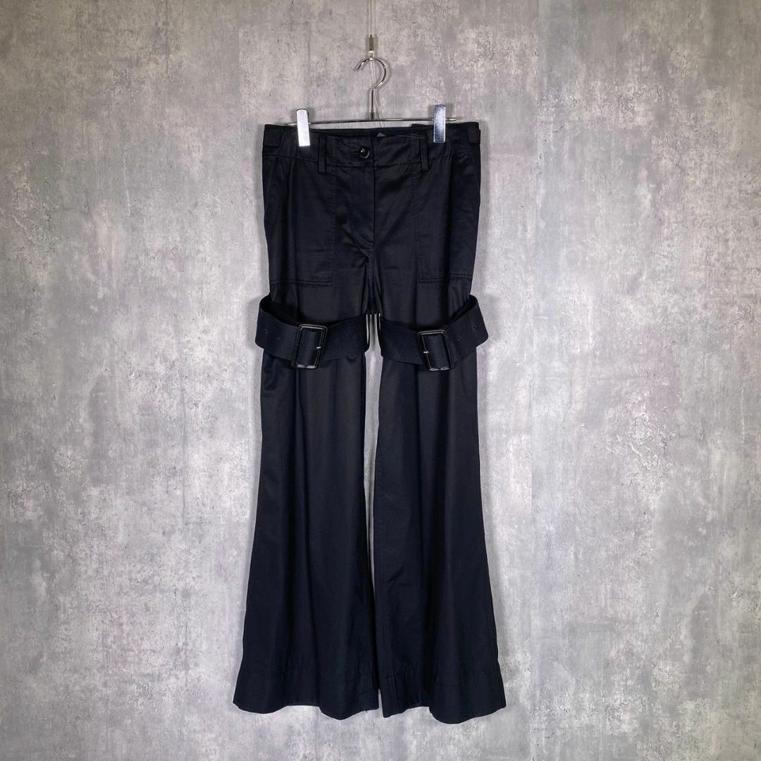 『sacai』サカイ (1) ベルト フレアパンツ