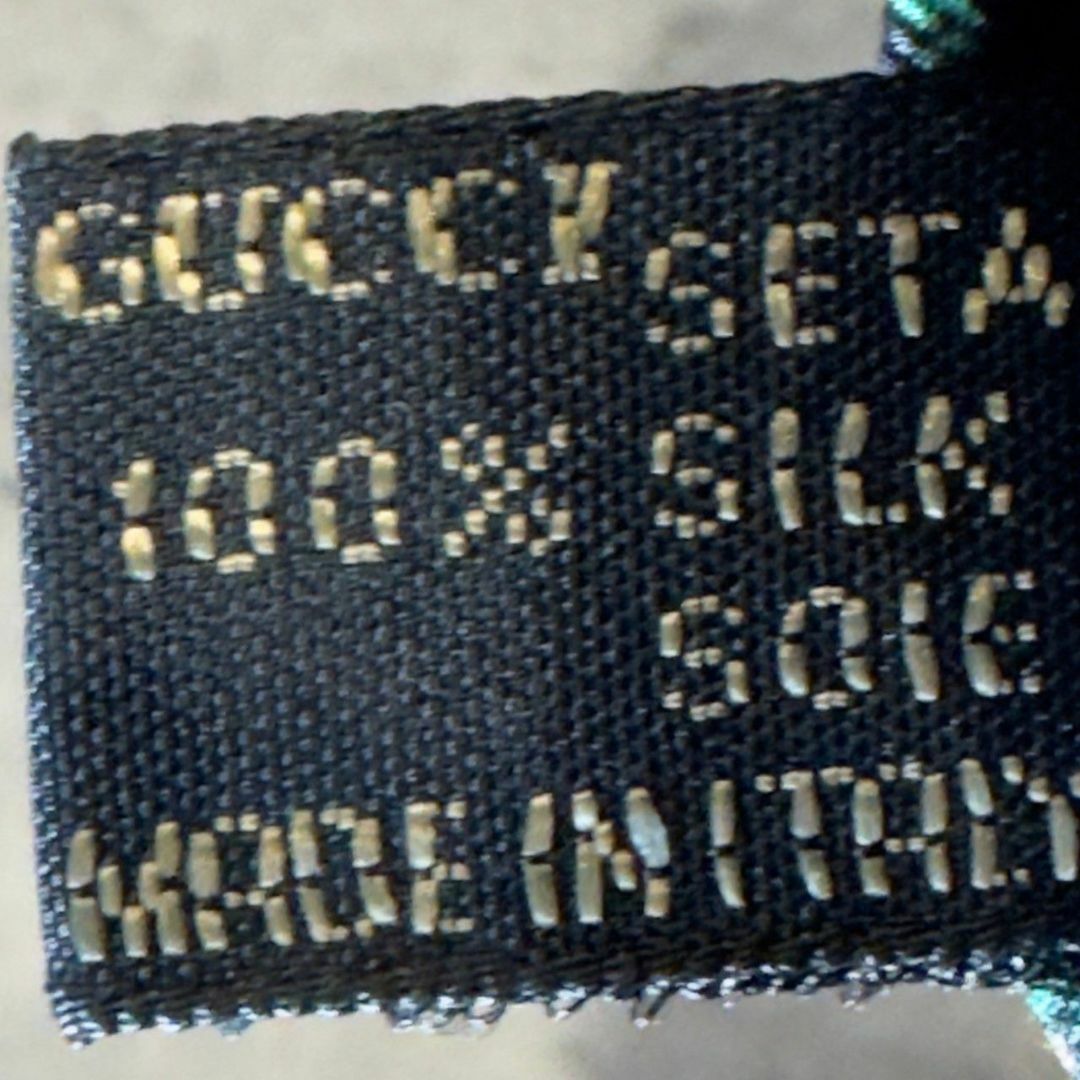 『GUCCI』グッチ ホース柄 シルクネクタイ
