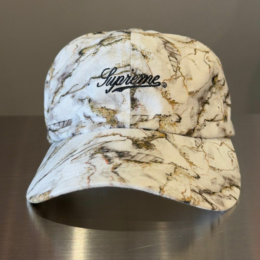 『Supreme』シュプリーム 刺繍ロゴ総柄キャップ